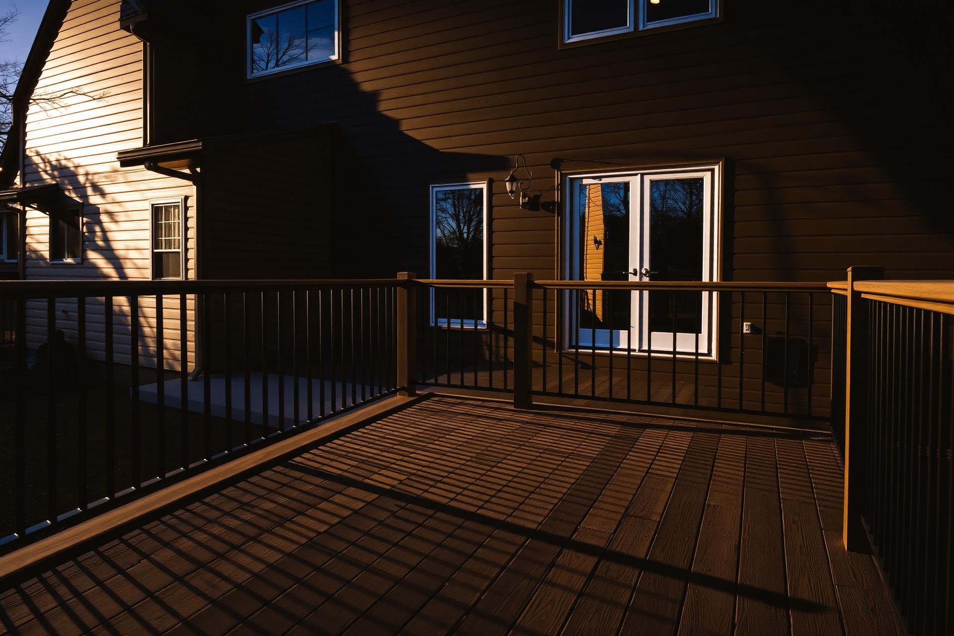 Custom deck project in Louisville